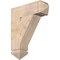 Ekena Millwork Traditional Arts & Crafts Smooth Bracket, Douglas Fir, 5 1/2"W x 20"D x 24"H BKT06X20X24TRA03SDF - alternate 1